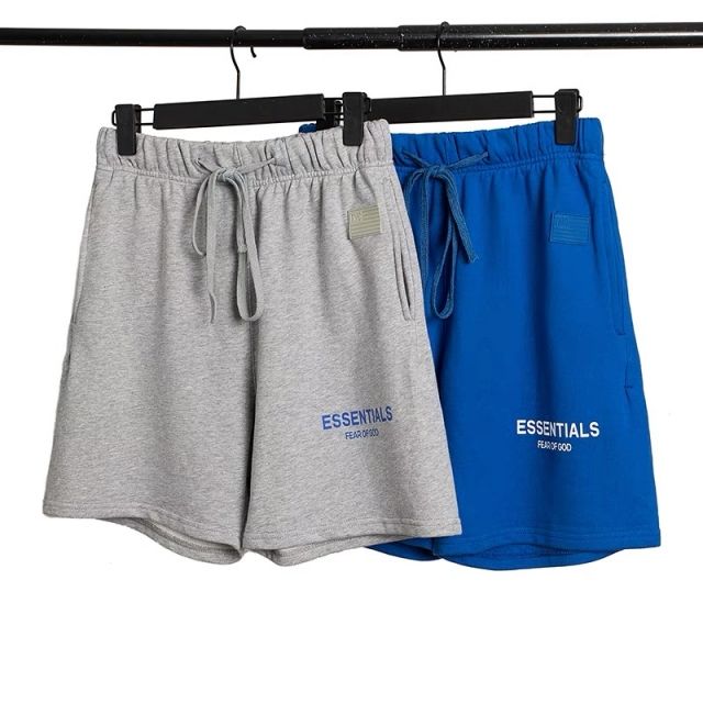 Fear of god essentials TMC shorts blue grey