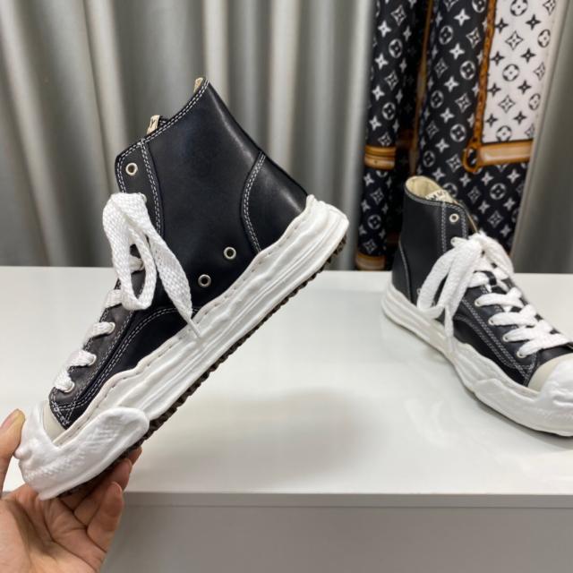 MMY/Maison Mihara Yasuhiro High Leather Sneaker Black
