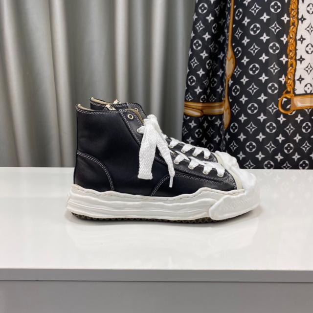 MMY/Maison Mihara Yasuhiro High Leather Sneaker Black