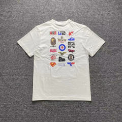 1:1 Quality Bape All Logos T-Shirt 2 Colors Black White