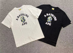 Bape Small Ape Logo T-Shirt Black White