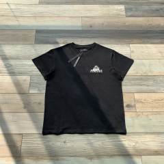 angel foam printed tee t-shirt black white