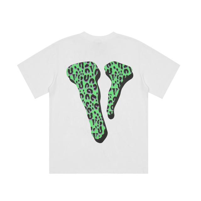 Vlone x rodman green leopard tee black white