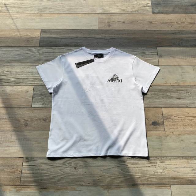 angel foam printed tee t-shirt black white
