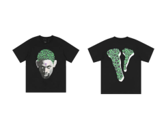 Vlone x rodman green leopard tee black white