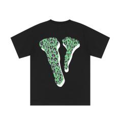 Vlone x rodman green leopard tee black white