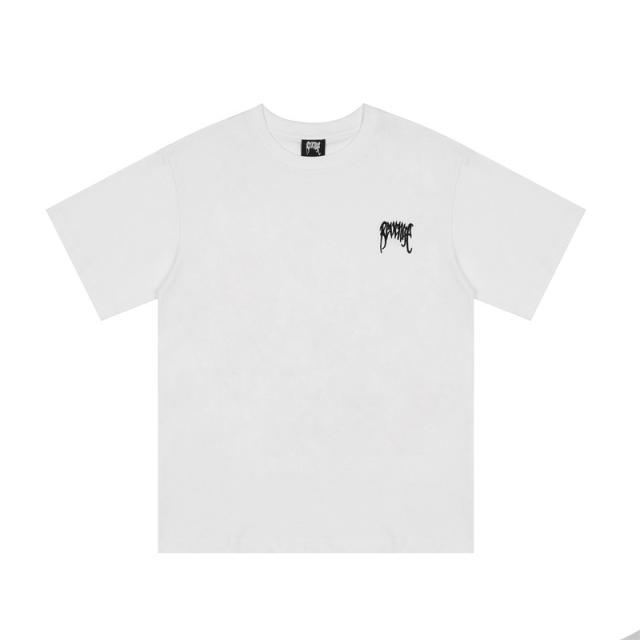Revenge simple embroidery logo tee 3 colors