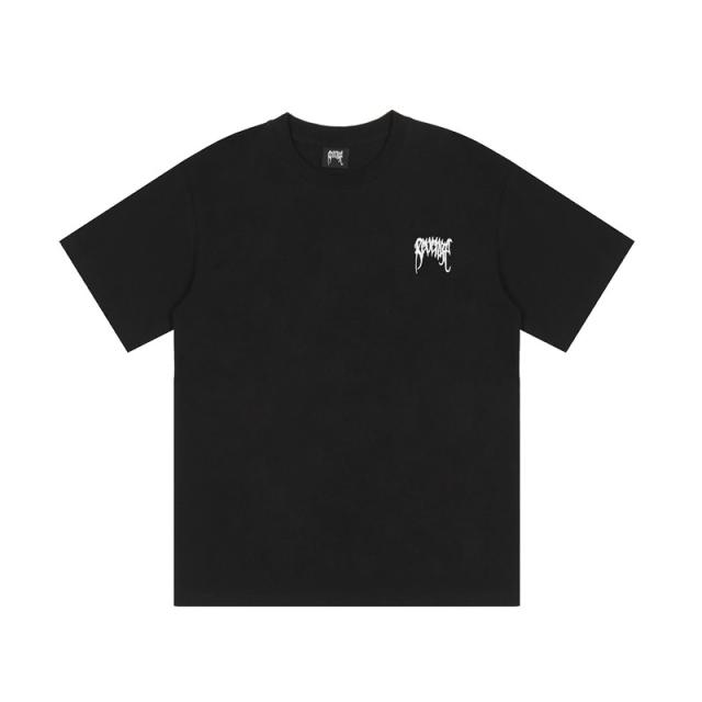 Revenge simple embroidery logo tee 3 colors