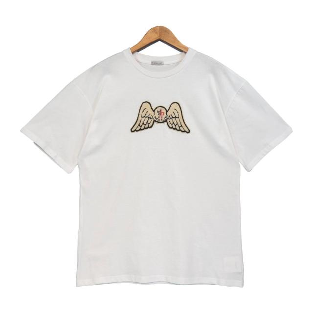 Palm angles x M** Collab wings tee black white