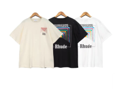 Rhude colorfule square tee 3 colors