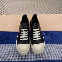 R*ck Owеn* Leather Shoes Low Black