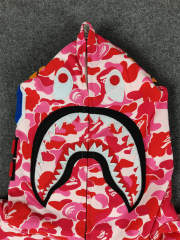 [Best Quality] 1:1 Bape ABC Camo Pink Shark Hoodie