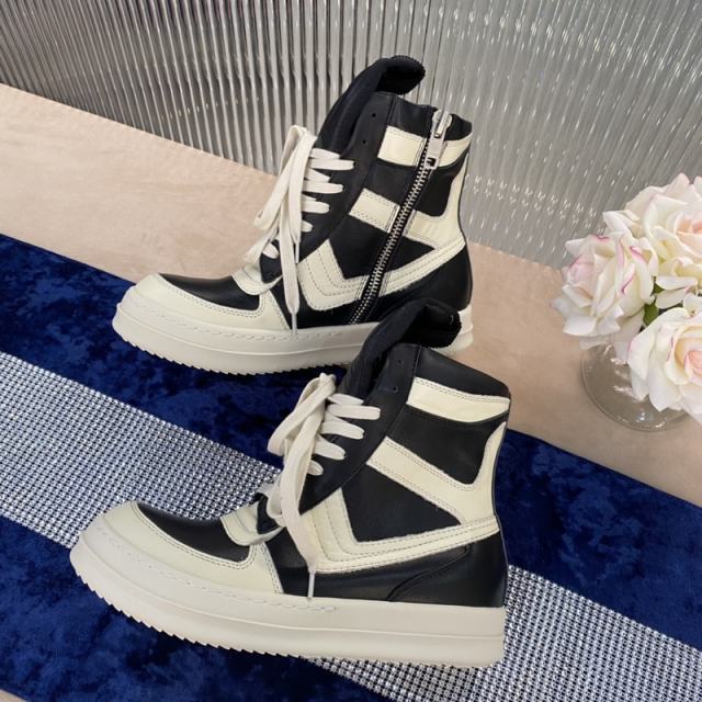 R*ck Οwens Hi-Street Shoes Black High Top