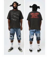 Gallery Dept. Long Beach Distressed Complexcon T-Shirt Black