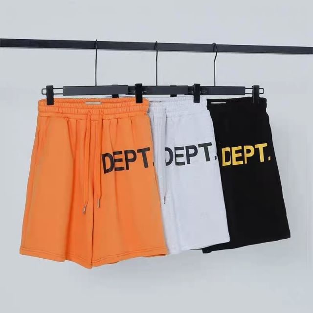 Gallery Dept Shorts (Orange/Black/Grey)