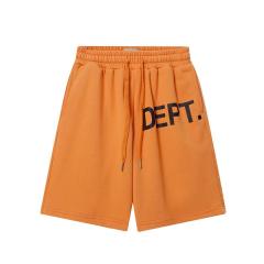 Gallery Dept Shorts (Orange/Black/Grey)