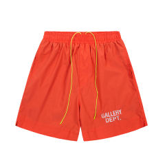 Gallery Dept Small Logo Mesh Shorts (Black/Orange)