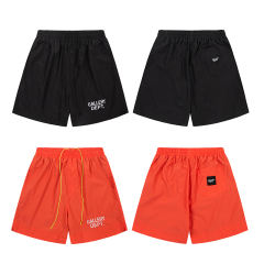 Gallery Dept Small Logo Mesh Shorts (Black/Orange)