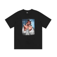 Revenge middle fingers tee black white