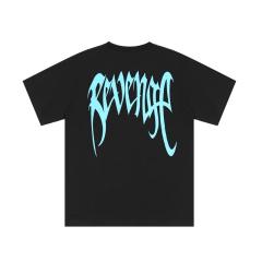 Revenge middle fingers tee black white