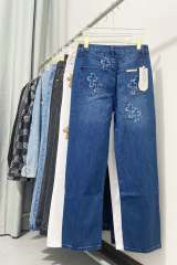 Chr0me  Heart Blue Denim Jeans