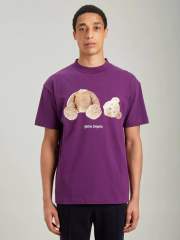Palm Angels Bear T-Shirt Purple