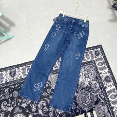 Chr0me  Heart Blue Denim Jeans