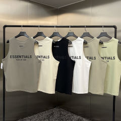[HOT] Fear of God FOG Tank Tops (Black/White/Beige/Olive/Gray)
