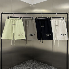 FEAR OF GOD FOG ESSENTIALS 1977 SHORTS (Black/Gray/Green)
