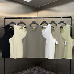 [HOT] Fear of God FOG Tank Tops (Black/White/Beige/Olive/Gray)
