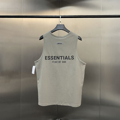 [HOT] Fear of God FOG Tank Tops (Black/White/Beige/Olive/Gray)