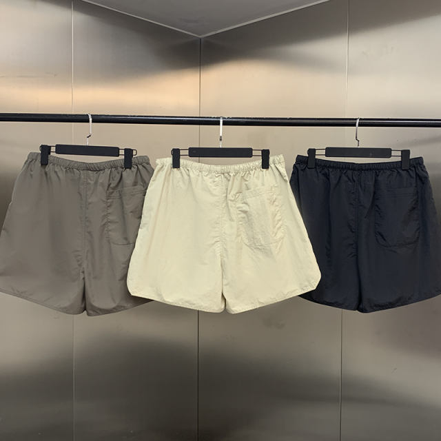 Fear of God FOG Quick Drying Fabric Nylon Shorts(Black/Khaki)