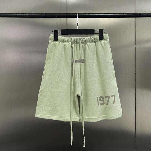 FEAR OF GOD FOG ESSENTIALS 1977 SHORTS (Black/Gray/Green)