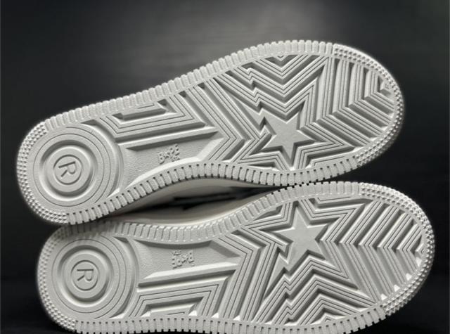 Bape Sta Shoes Gray White Men Women
