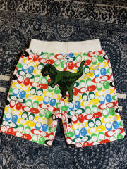 Bape CC Dinosaur Shorts White