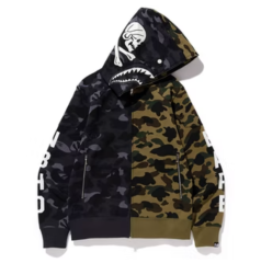 NBHD x Bape Hoodie Half Camo