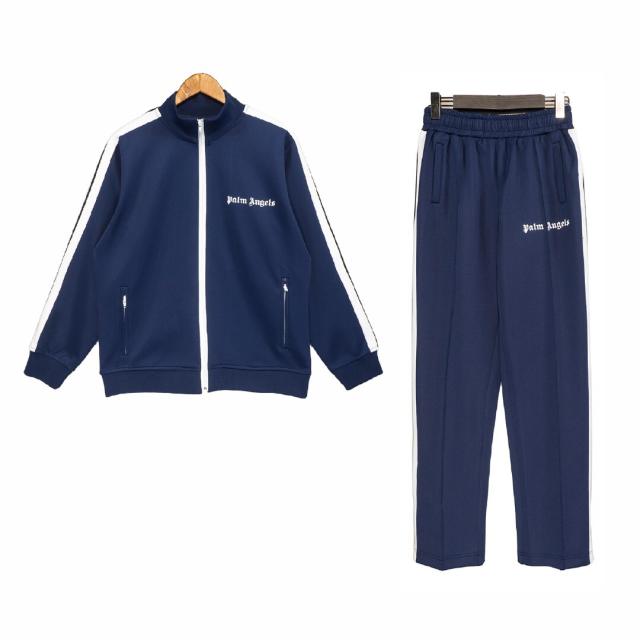 Palm Angels Tracksuit Navy Blue Jacket & Pants
