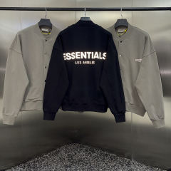 FEAR OF GOD ESSENTIALS REFLECTIVE JACKET (BLACK/GRAY)
