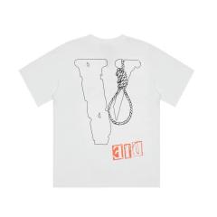 Rope printing tee black white