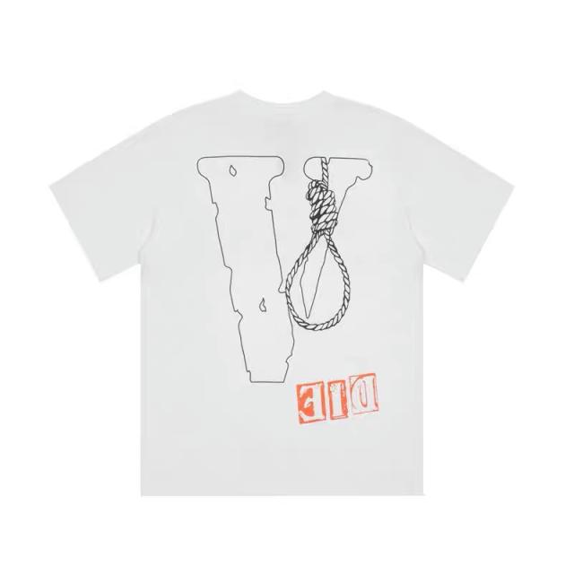 Rope printing tee black white