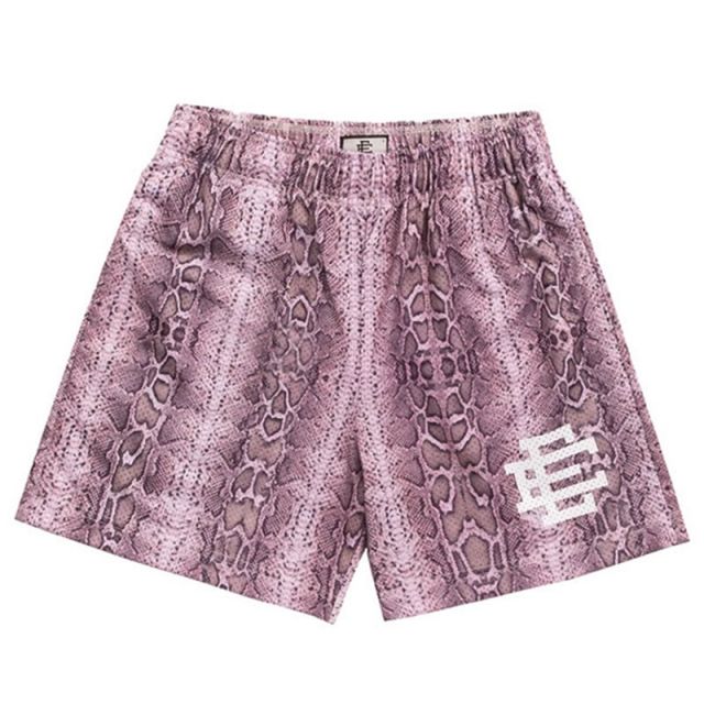 EE Eric Emanuel Snakeskin Mesh Shorts Men & Women 5