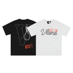 Rope printing tee black white