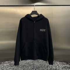Fear of God FOG Small FG7C Zipped Hoodie (Black/Gray/Beige/Olive)