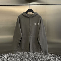 Fear of God FOG Small FG7C Zipped Hoodie (Black/Gray/Beige/Olive)