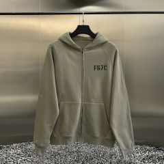 Fear of God FOG Small FG7C Zipped Hoodie (Black/Gray/Beige/Olive)