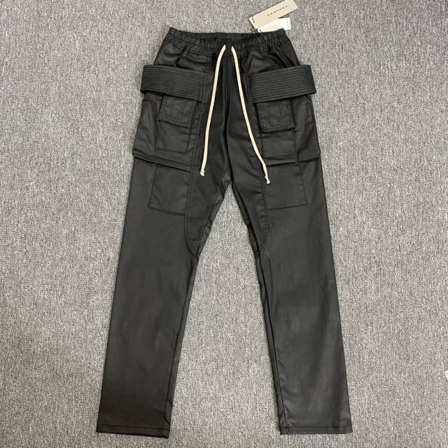 R*ck Οwen* Drkshdw Wax Pants Black