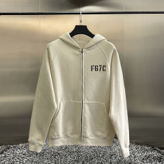 Fear of God FOG Small FG7C Zipped Hoodie (Black/Gray/Beige/Olive)