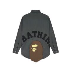 Bape Big Head Logo Cargo Shirt 2 Colors