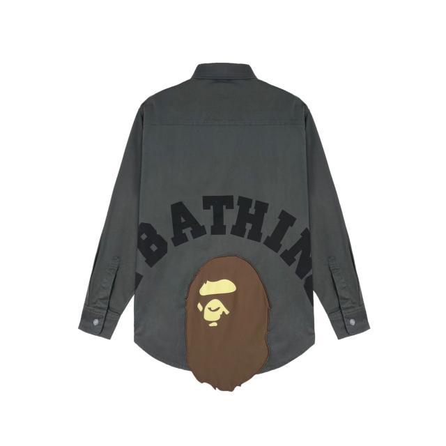 Bape Big Head Logo Cargo Shirt 2 Colors