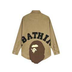 Bape Big Head Logo Cargo Shirt 2 Colors